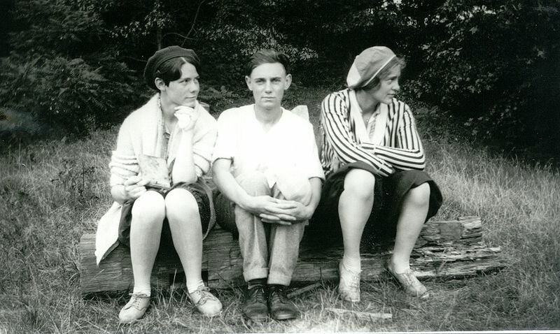 Three Students Taking a Break